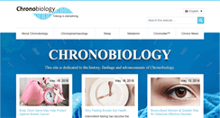 Desktop Screenshot of chronobiology.com