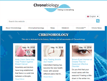 Tablet Screenshot of chronobiology.com